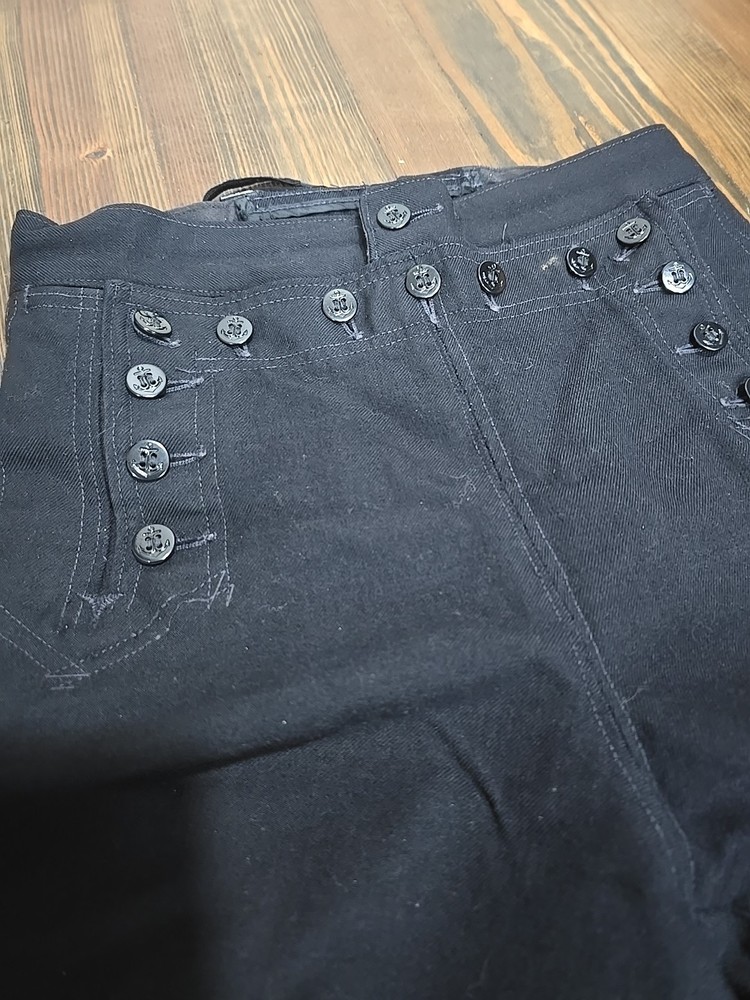 vintage us navy sailor pants