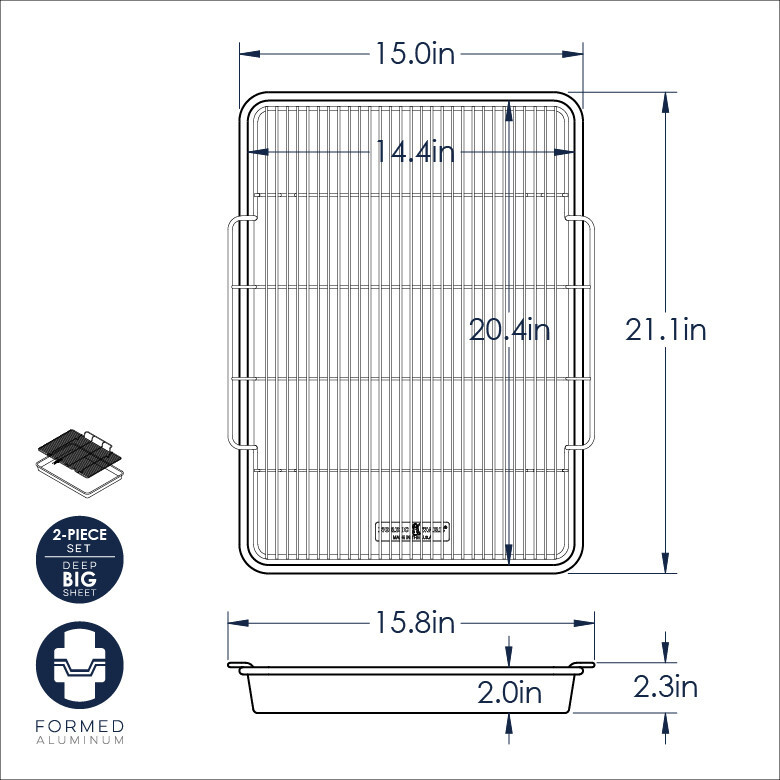 Nordic Ware Extra Large Oven Crisp Baking Tray