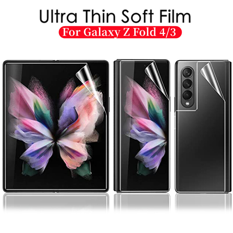 2 IN 1 Hydrogel Screen Protector & Camera Lens Protector For Galaxy Z Fold 5 6 7