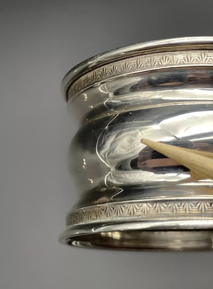 Sterling Silver Napkin Ring Engraved Name “Koille” Webster