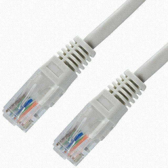 10 Pack Lot - 2ft CAT5e Ethernet Network LAN Router Patch Cable Cord Wire Gray