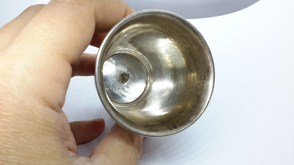 84 Russian Silver Kiddush Cup Vodka Shot. 1 7/8"