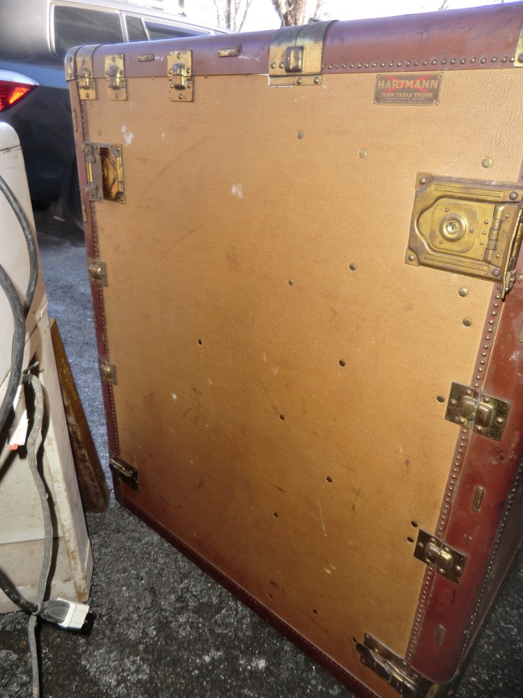 Antique Hartman Turntable Steamer Trunk