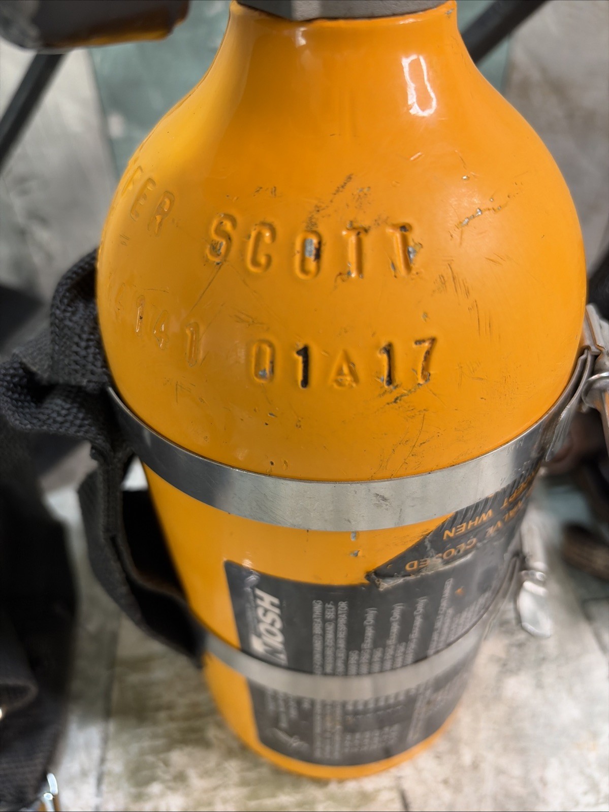 Scott SKA-PAK 5min Emergency Escape Bottle SABA Mobile Air SCBA Work Pack