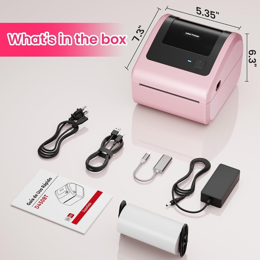 Phomemo 4x6 Wireless Shipping Label Printer Thermal Label Printer for USPS FedEx