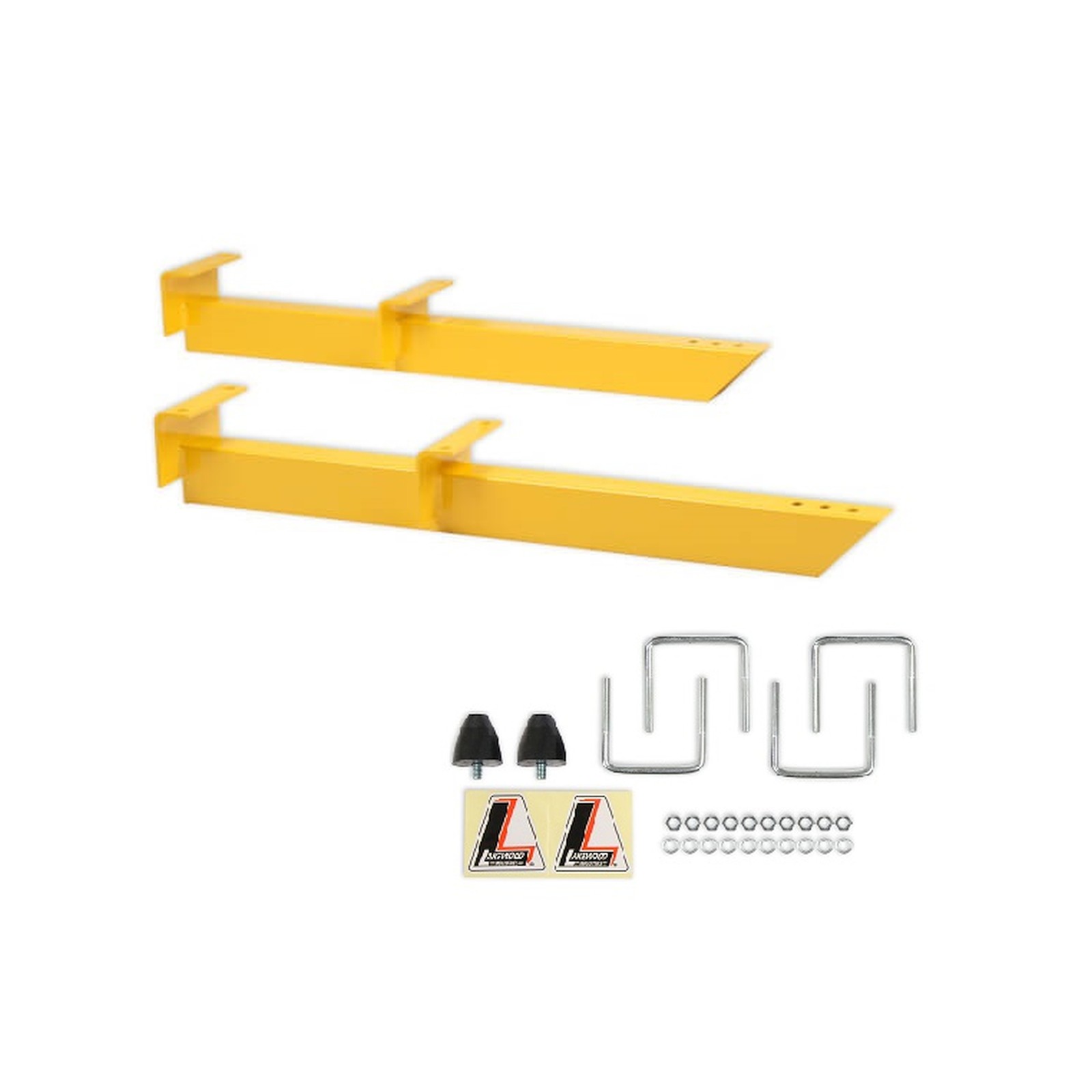 Lakewood 20475 Traction Bars - Yellow - Pair