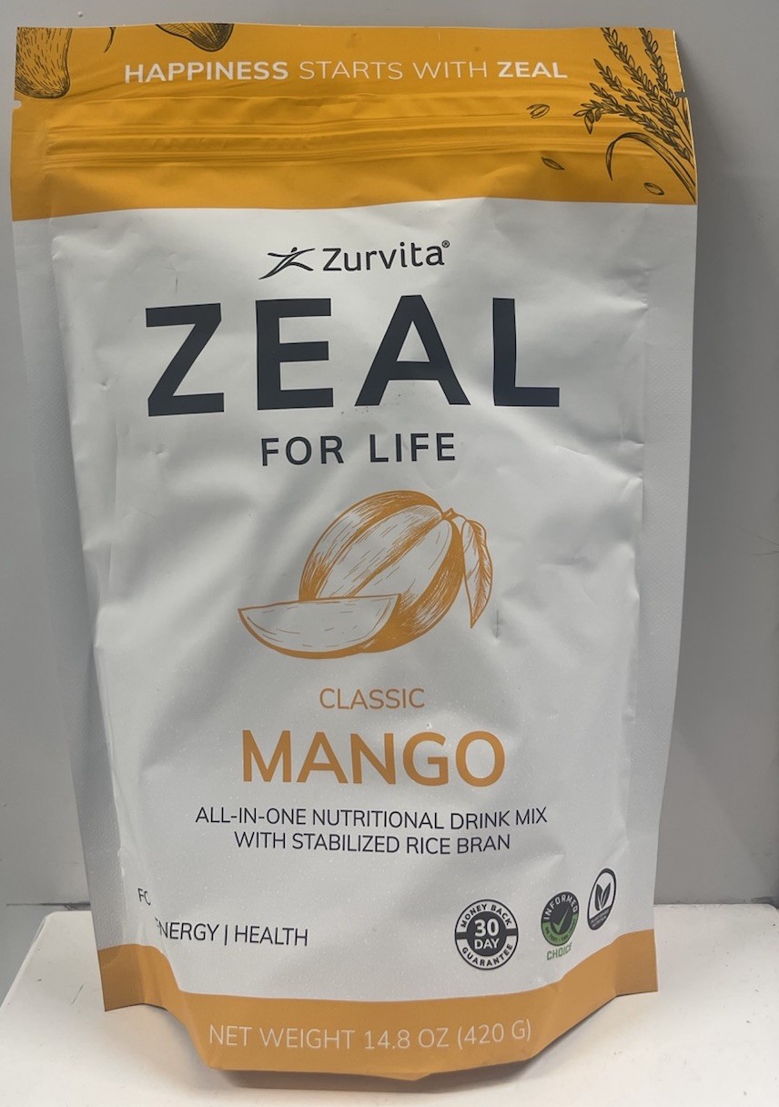 MANGO -  Classic Zeal for Life  30 Day Exp:02/2027