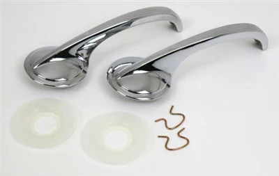 55-57 Inside door handles; pr