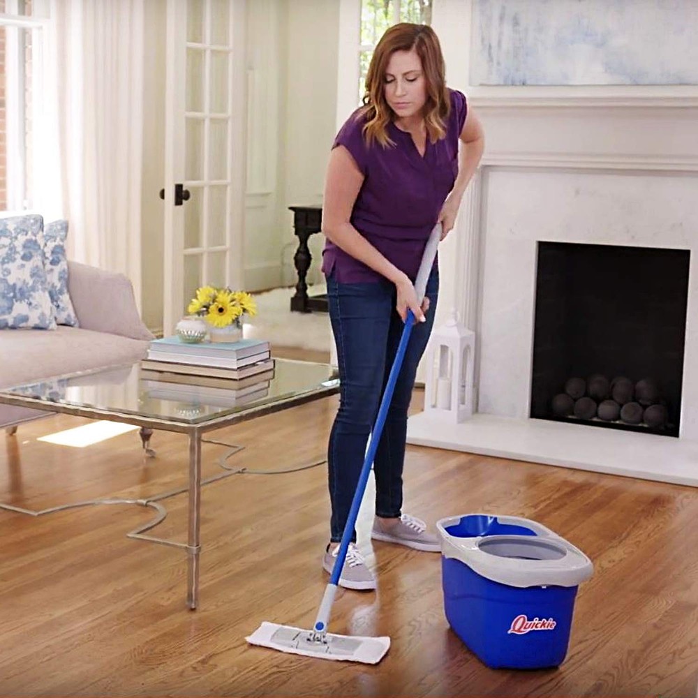 2052225 Pad Refill for Flat Spin Wringing Bucket Floor Cleaning System, Micro...