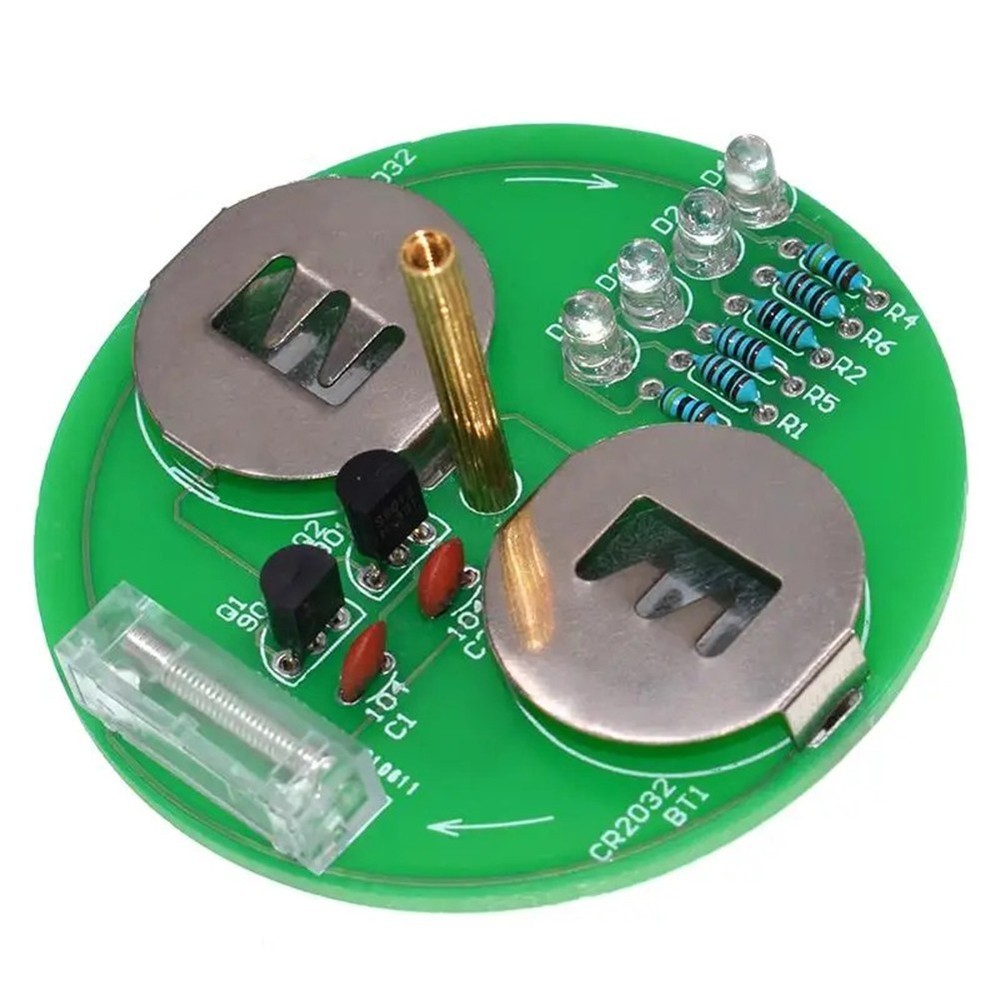 Easy Beginner DIY Soldering Kit for Electronics with LED Gyroscope Board