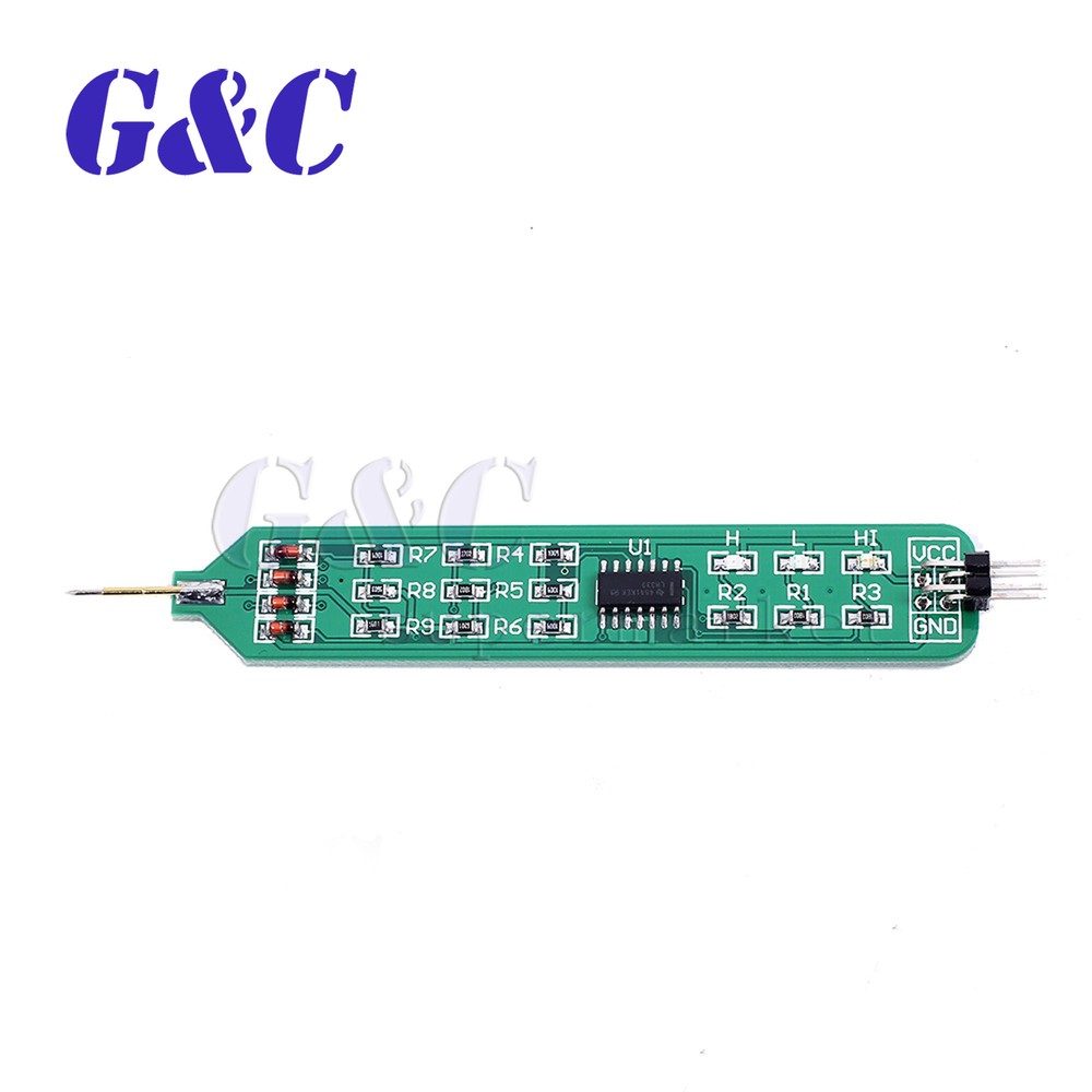 Logic Tester Pen Level Tester 5V 3.3V Digital Circuit Debugger Learning Board