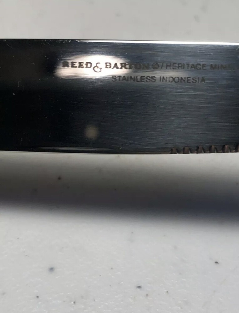 REED & BARTON HERITAGE MINT RoseQueen STAINLESS FLATWARE 4 Piece Setting RB56