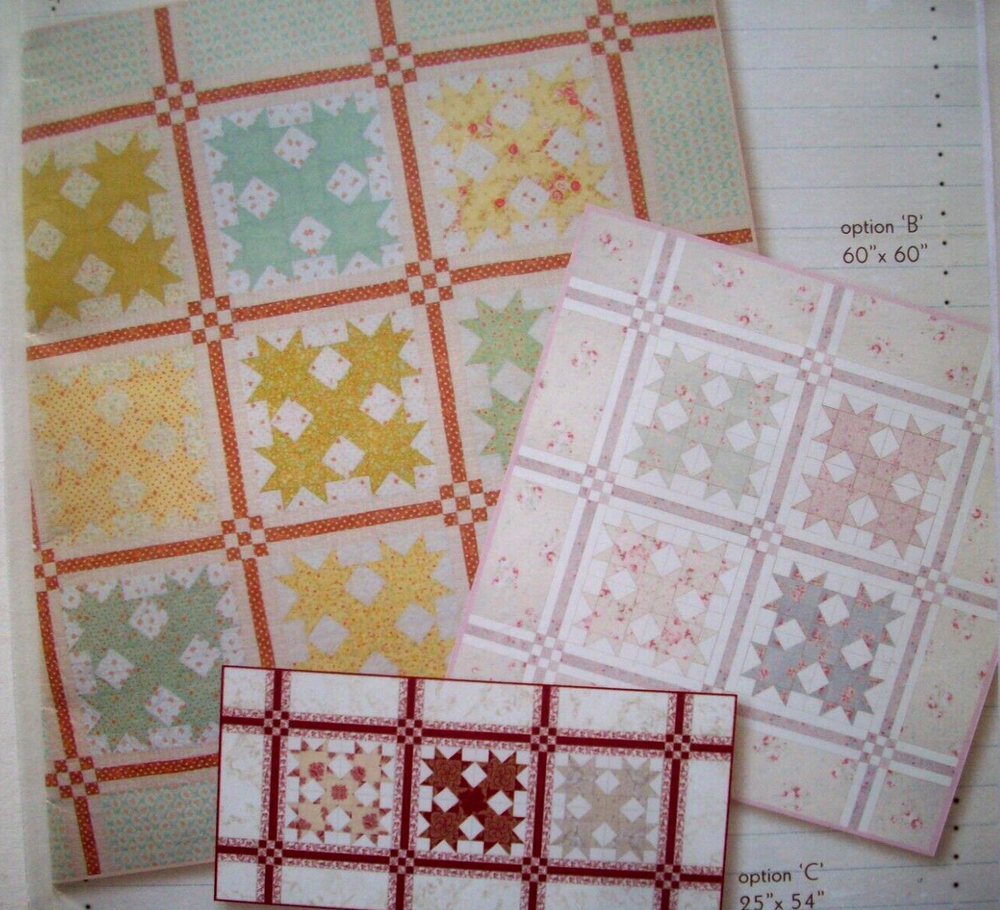 Pathways & Crossroads pieced quilt pattern *G