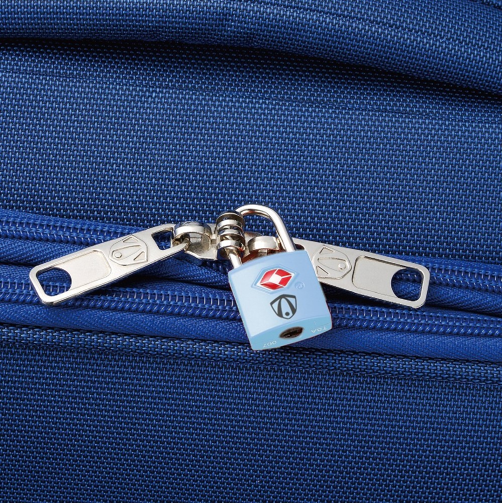 2 Pack TSA Approved Padlock w/ Key Set for Secure Protected Luggage