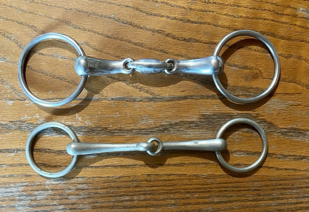 Horse Snaffle Bits Set Of 2
