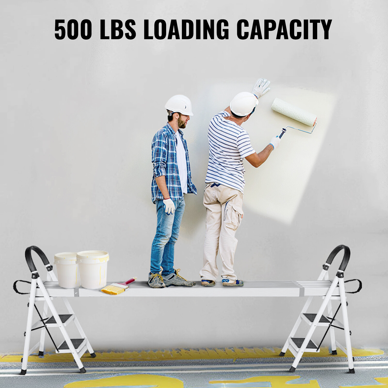 VEVOR Aluminum Work Plank Telescoping 8-13 ft 500 lb Capacity Scaffold Plank