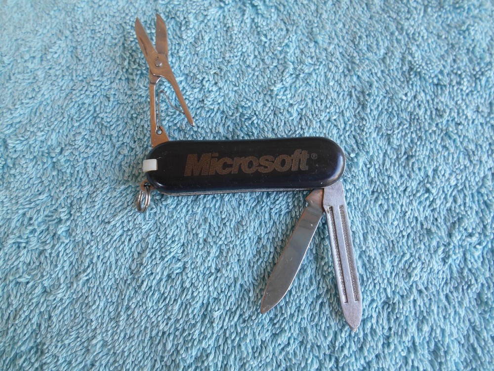 MULTI TOOL POCKET Knife 5 Function BLACK Stainless China MICROSOFT ENTEX.