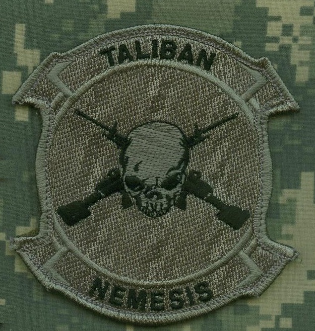 ELITE PROFESSIONAL USMC OPERATOR MORALE burdock PATCH: TALIBAN NEMESIS approved