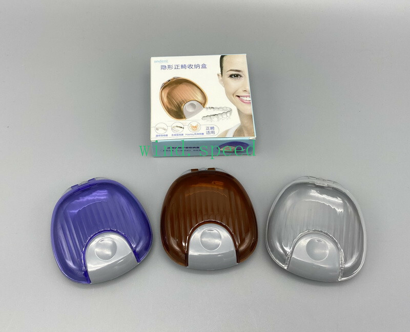 False Teeth Orthodontic Retainer Case Waterproof Container Dentures Dental Tools