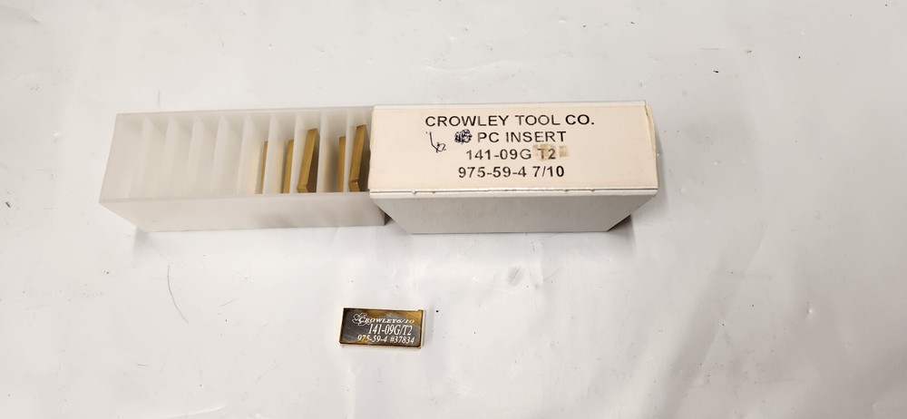 6-PC Crowley 141-09G/T2 975-59-4  Inserts.