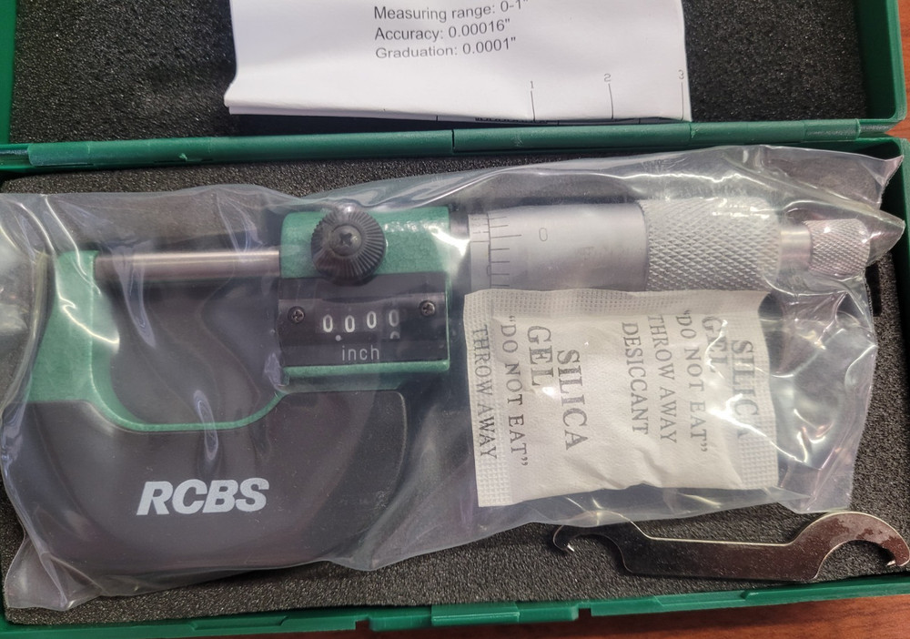 RCBS Mechanical Digital Micrometer #87322