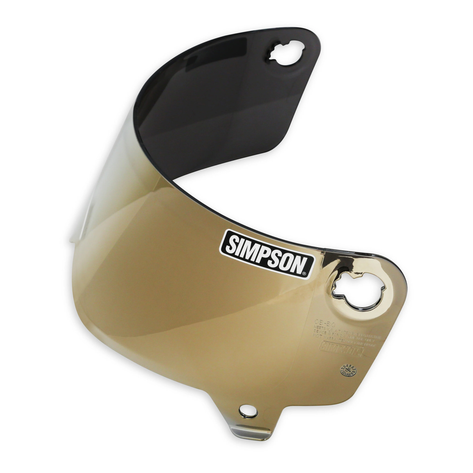 Simpson Motorcycle 89206MA Outlaw Bandit Gold Helmet Shield XS And Small