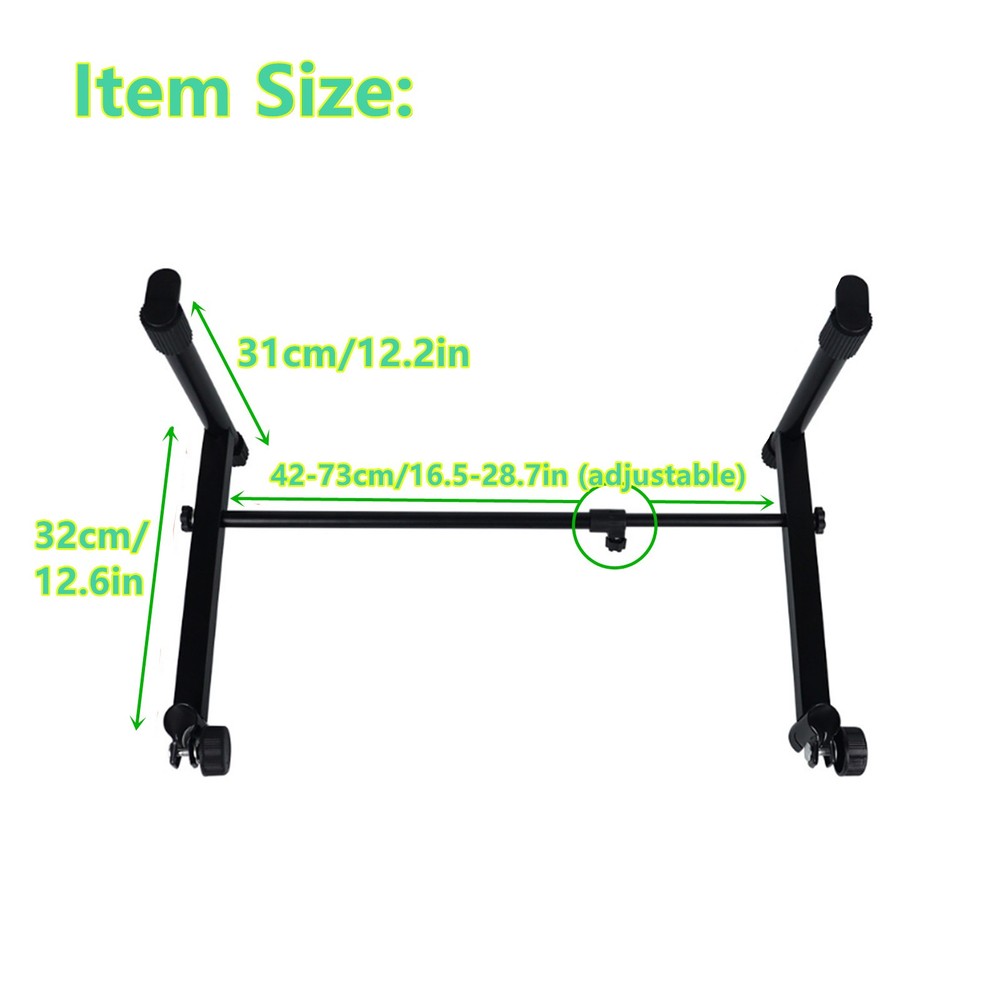Keyboard Stand Adapter for 2 Tier Adjustable Second Add On Extension