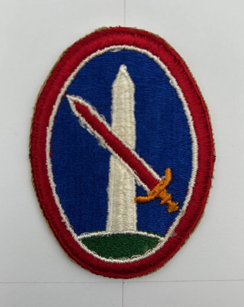 WW2 Military District Washington Patch