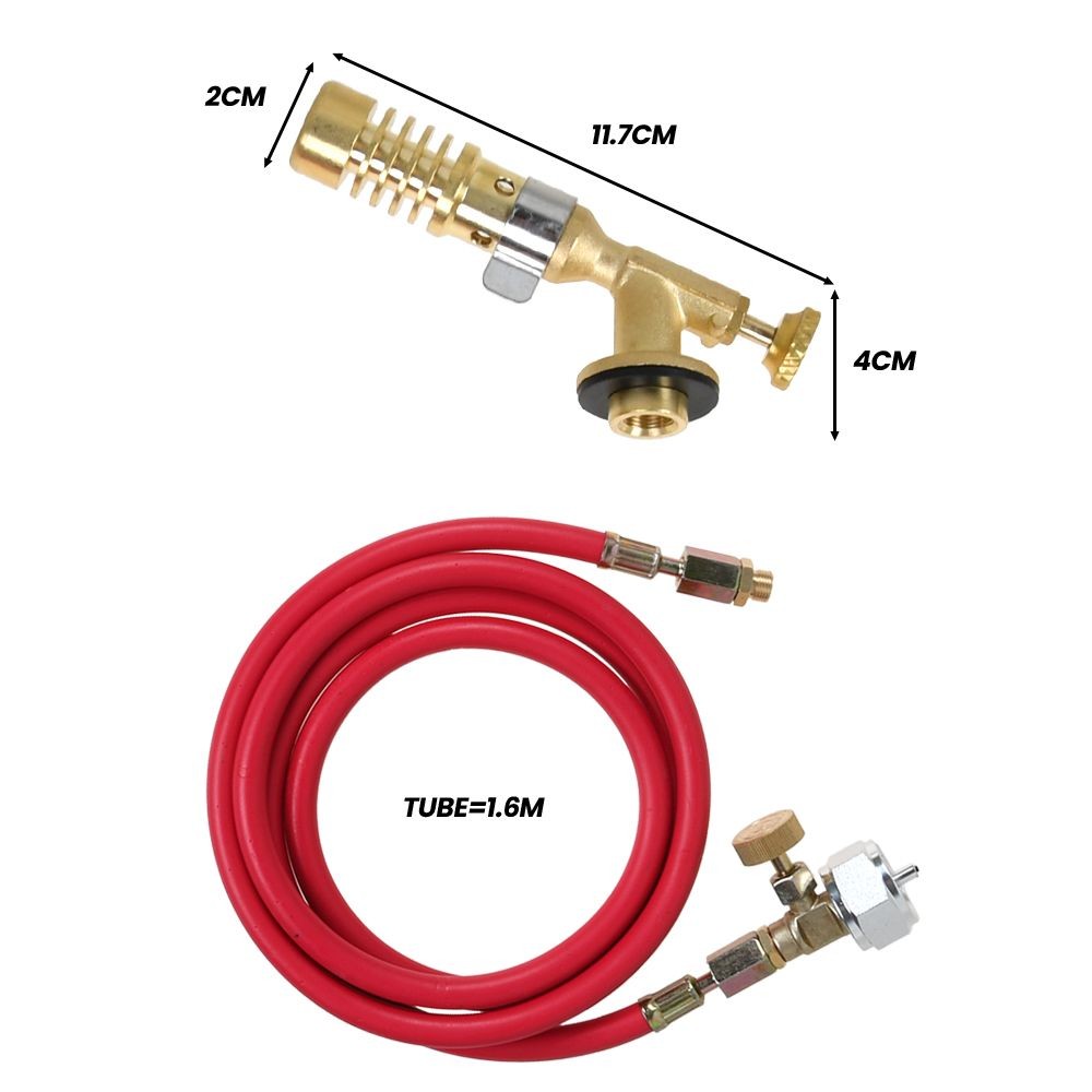 MAPP MAP-pro Propane Self-Igniting Gas Welding Turbo Torch For Hose Kit