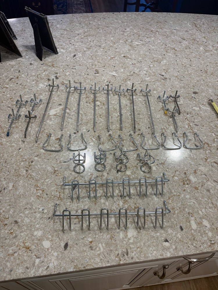 Pegboard Accessories for Organizing Tools in Workshop, Garage