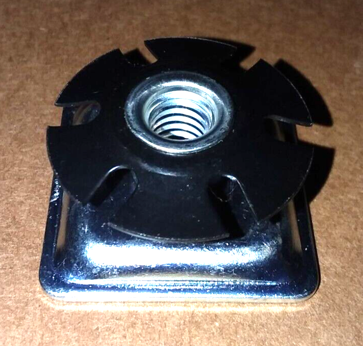 4 Pack Threaded Star Type 1-1/4(OD) Square Tubing Insert 5/16-20 Threads