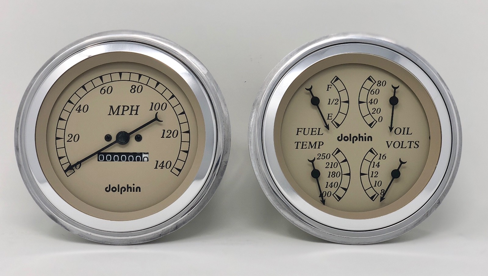 1947 1948 1949 1950 1951 1952 1953 Chevy Truck 5" Gauge Dash Panel Set Tan