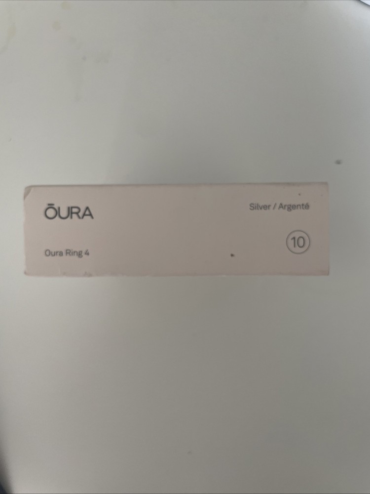 Oura Ring 4 - Silver - Men's Size 10