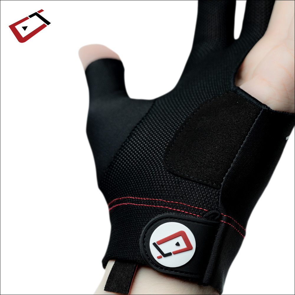 Cuetec AXIS Pool/Billiards Black Glove; Right Bridge Hand, X-Large