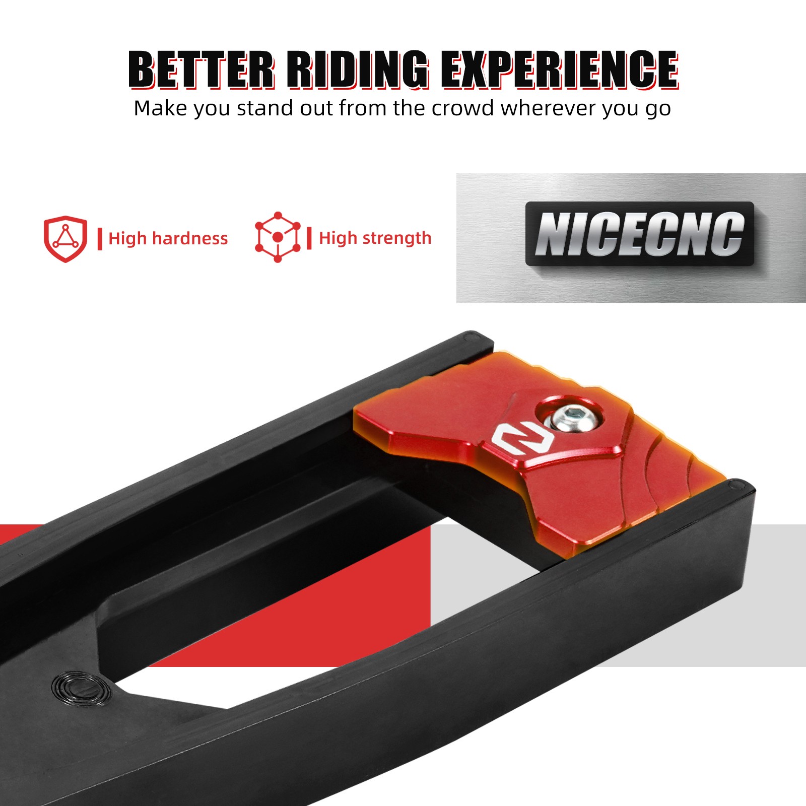 For YAMAHA RAPTOR 700 ATV Swingarm Chain Slider Guide #1S3-22151-00-00 2006-2026