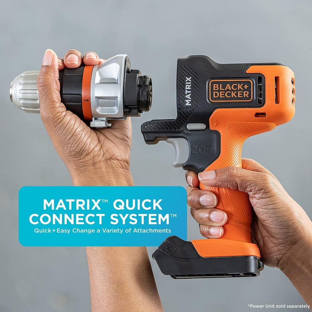 20V MAX Matrix Quick Connect System, Cordless Lithium Power Drill and Driver, Ba