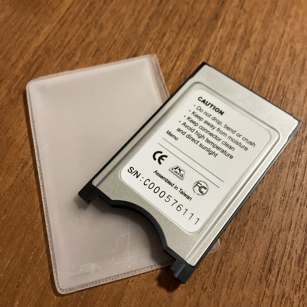 Antec PCMCIA CompactFlash Adapter PC Card Reader Compact Flash