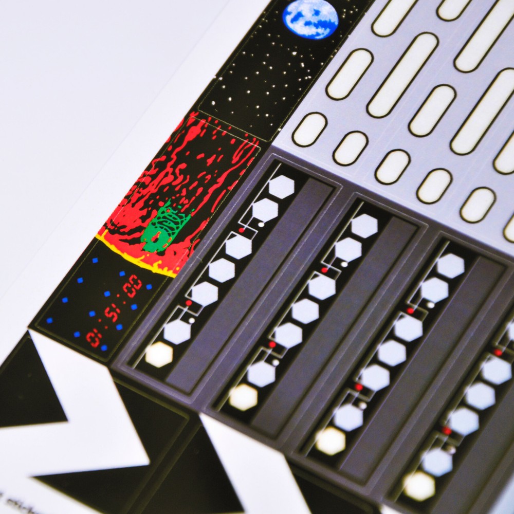 Replacement sticker for set 10188 Precut sticker