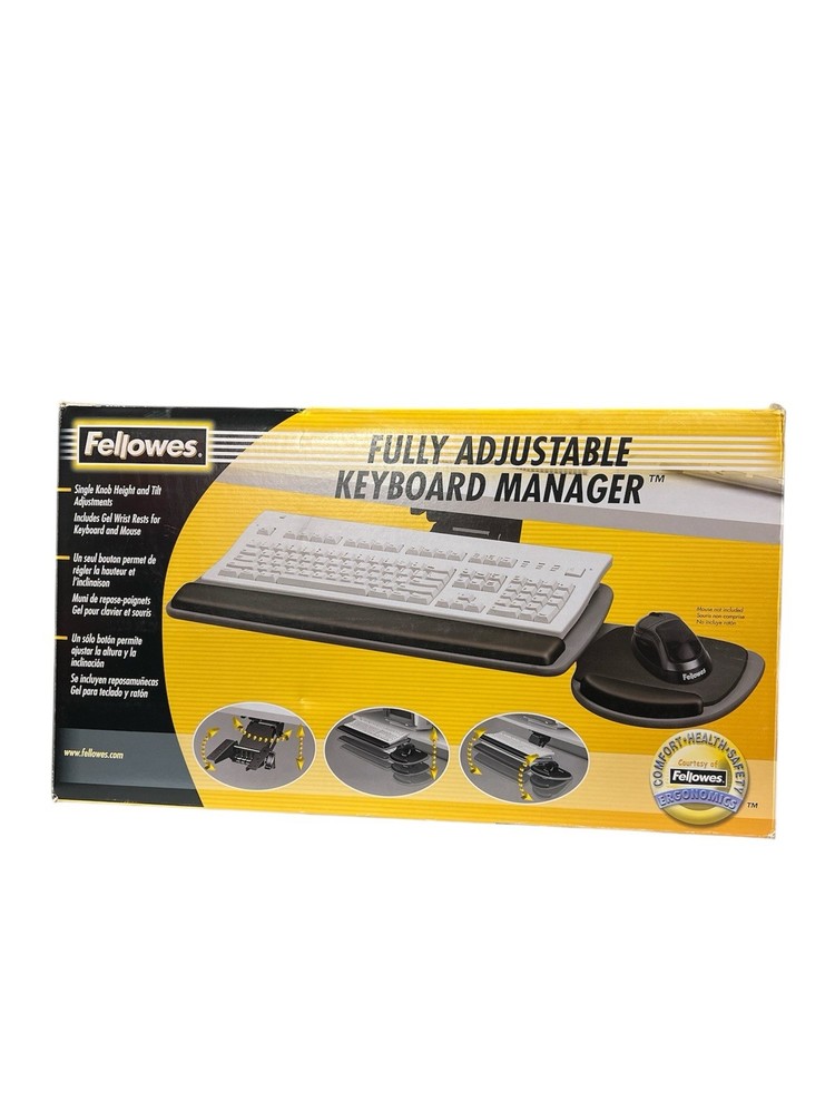 Fellowes, Fully Adjustable Keyboard Manger # 93841