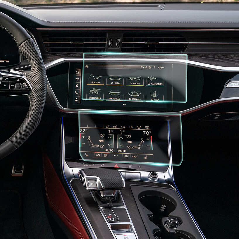 Crystal Clear Screen Protector for 2020 Audi S6 Vehicle Navigation