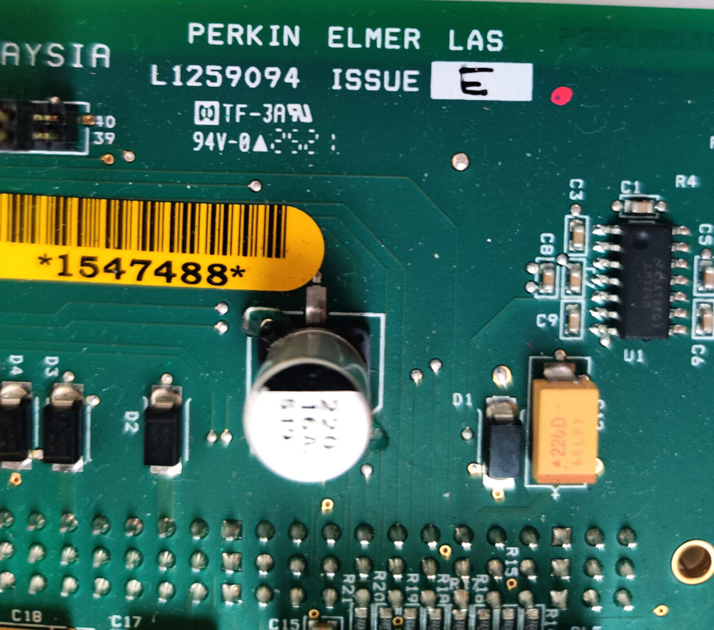 PerkinElmer Spectrum FT-IR Spectrometer L1259094 Issue E Enhanced PCB Assy