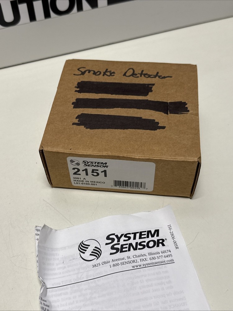 System Sensor 2151 Smoke Detector