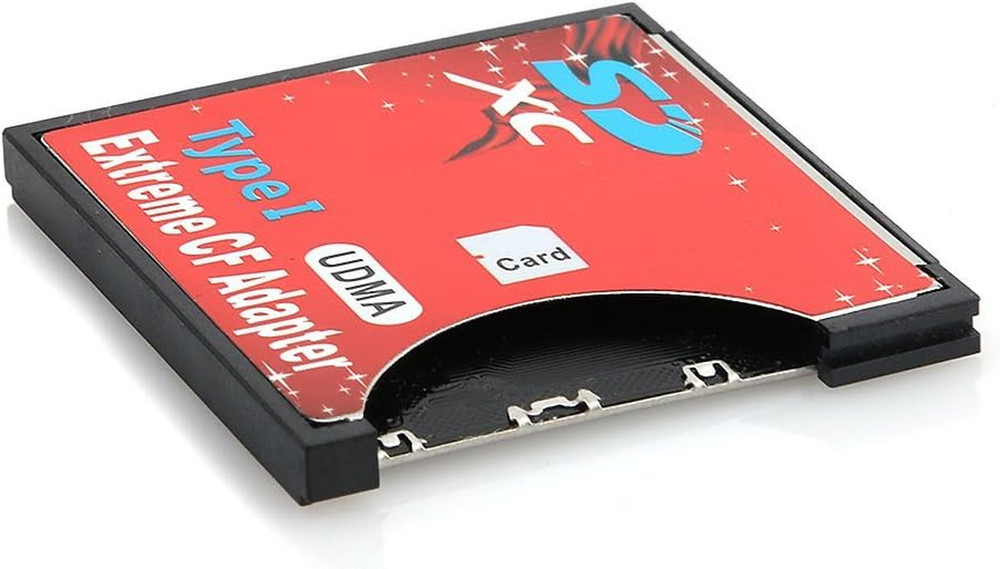 High Speed SDXC SDHC SD to CF Compact Flash Memory Card Reader Adapter Type I