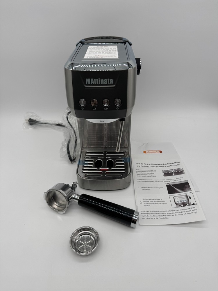 MAttinata 20 Bar Semi-Automatic Espresso Machine