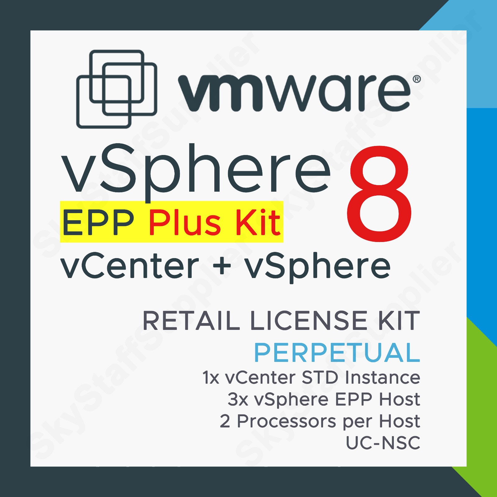Vmware vSphere v. 8 ENTERPRISE Plus BUNDLE KIT vCenter STD + 3 Host vSphere EP