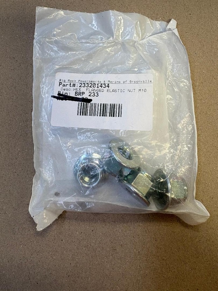 BRP 233201434 HEX. FLANGED ELASTIC NUT M10 (4/PK)