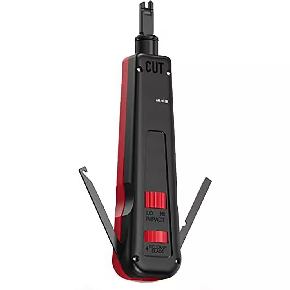 1-Piece AM-918B 110 Type Impact Punch down Tool HI LO Setting Network Cable Hook