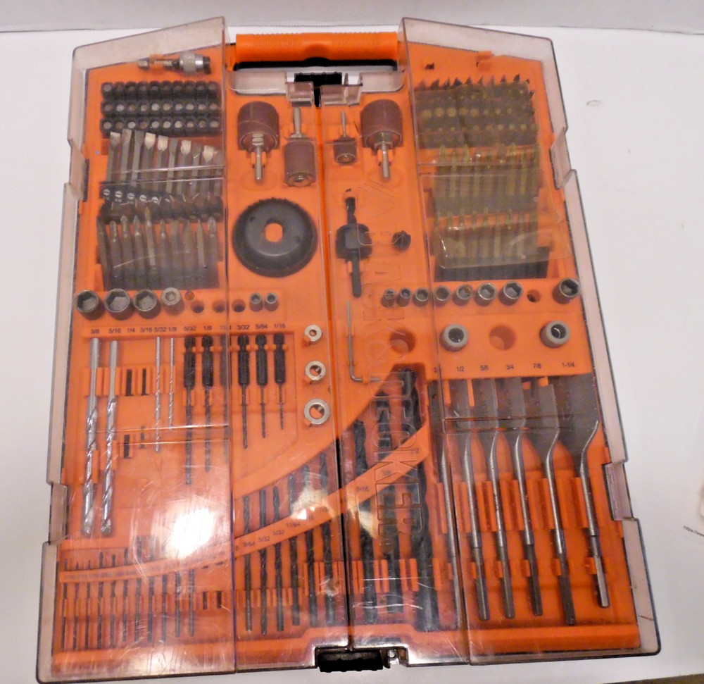 VTG Black & Decker Accesessories Mixed Small Tools Drills Bits & More