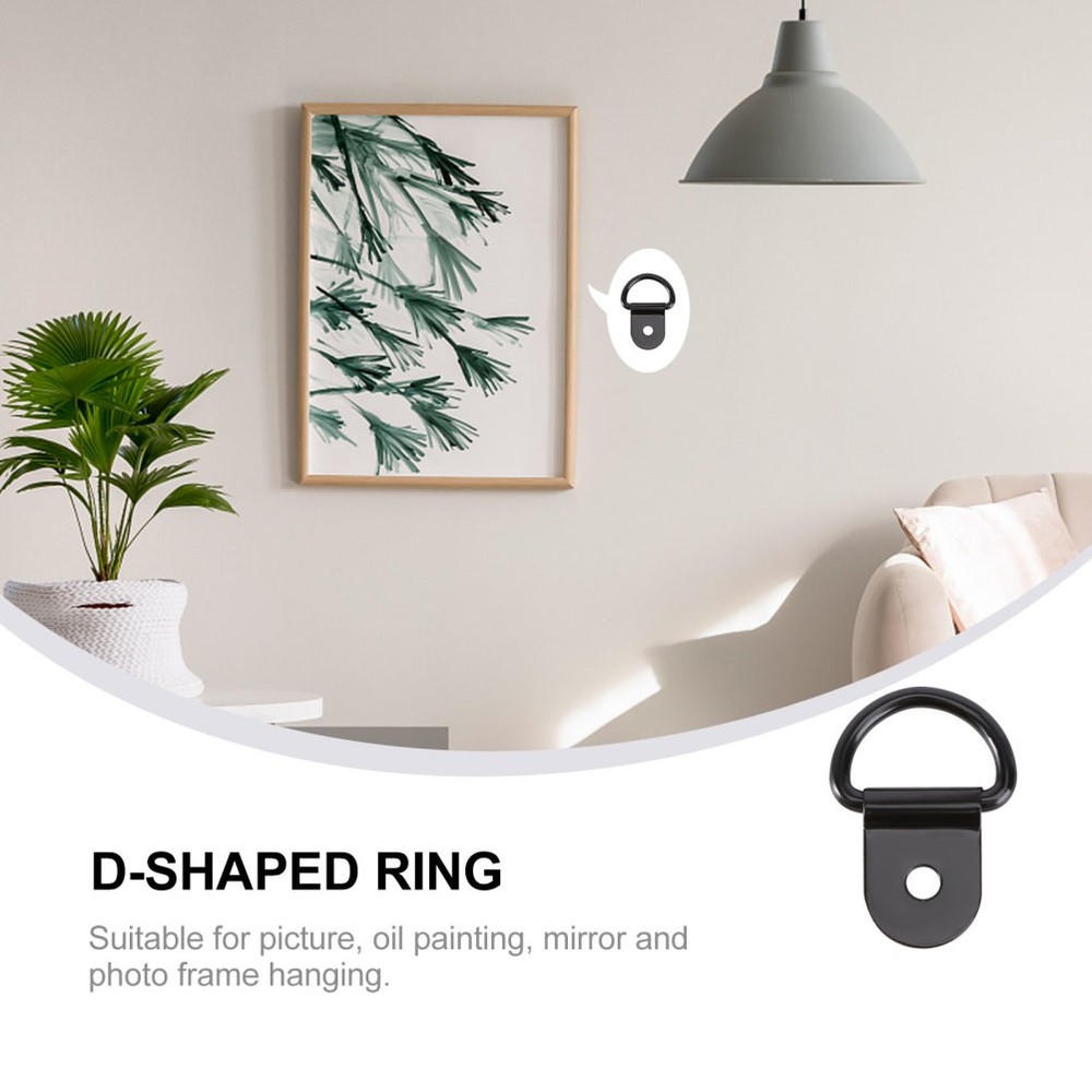30 Pcs Frame Hanging Hardware Picture Frames Hangers, Ring Hooks