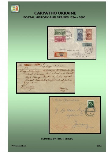 Jan Verleg - Carpatho Ukraine postal history and stamps 1786-2000  Digital book